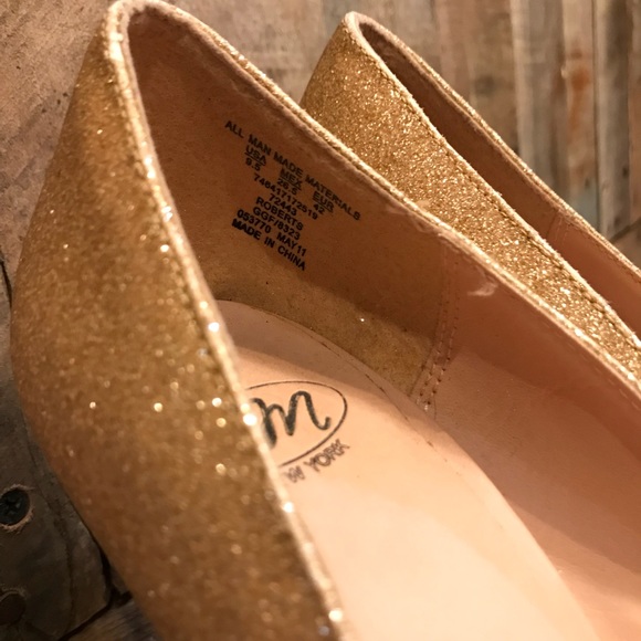 SM New York gold glitter platform heel - Picture 6 of 8